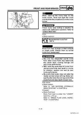 2000 Yamaha YFM400FWA(M) Factory Service workshop Manual, Page 292