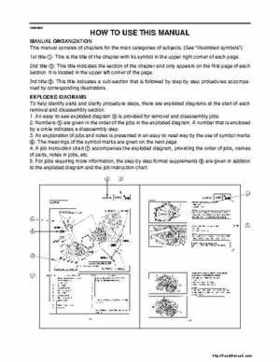 2001 Yamaha YFM660 Raptor Factory Service Manual, Page 3