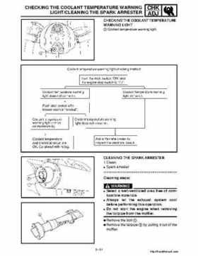 2001 Yamaha YFM660 Raptor Factory Service Manual, Page 87