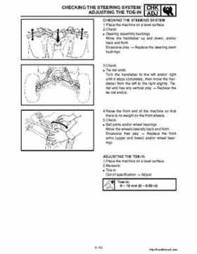 2001 Yamaha YFM660 Raptor Factory Service Manual, Page 98