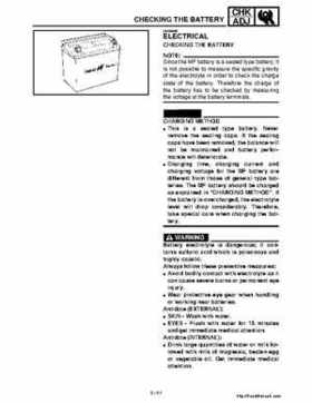 2001 Yamaha YFM660 Raptor Factory Service Manual, Page 107