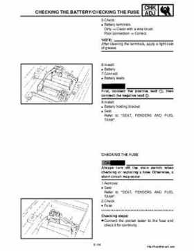 2001 Yamaha YFM660 Raptor Factory Service Manual, Page 112