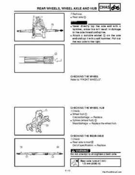 2001 Yamaha YFM660 Raptor Factory Service Manual, Page 125