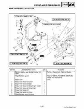 2001 Yamaha YFM660 Raptor Factory Service Manual, Page 136