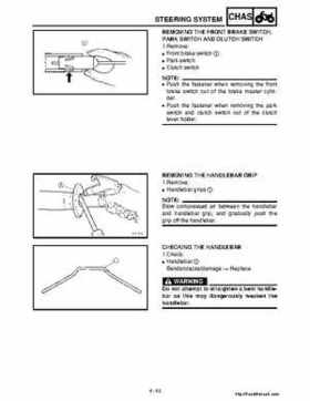 2001 Yamaha YFM660 Raptor Factory Service Manual, Page 157