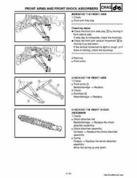 2001 Yamaha YFM660 Raptor Factory Service Manual, Page 167