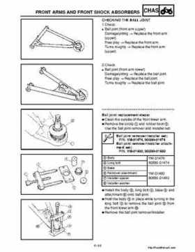2001 Yamaha YFM660 Raptor Factory Service Manual, Page 168