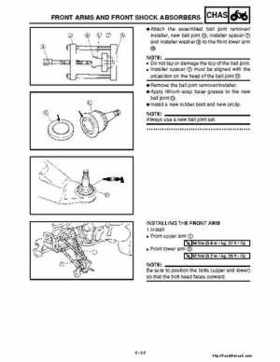 2001 Yamaha YFM660 Raptor Factory Service Manual, Page 169