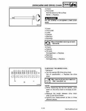 2001 Yamaha YFM660 Raptor Factory Service Manual, Page 178