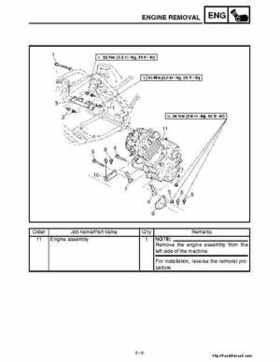 2001 Yamaha YFM660 Raptor Factory Service Manual, Page 186