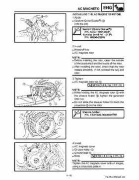 2001 Yamaha YFM660 Raptor Factory Service Manual, Page 222