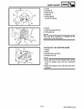 2001 Yamaha YFM660 Raptor Factory Service Manual, Page 240