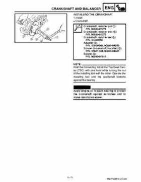 2001 Yamaha YFM660 Raptor Factory Service Manual, Page 251
