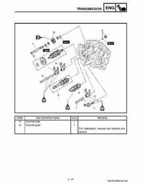2001 Yamaha YFM660 Raptor Factory Service Manual, Page 253