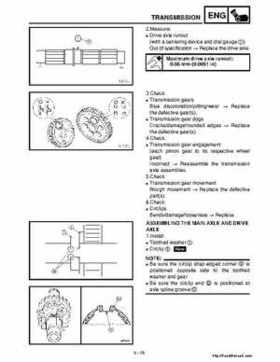 2001 Yamaha YFM660 Raptor Factory Service Manual, Page 258