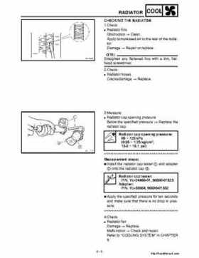 2001 Yamaha YFM660 Raptor Factory Service Manual, Page 262