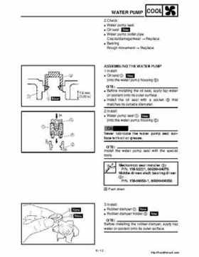 2001 Yamaha YFM660 Raptor Factory Service Manual, Page 271