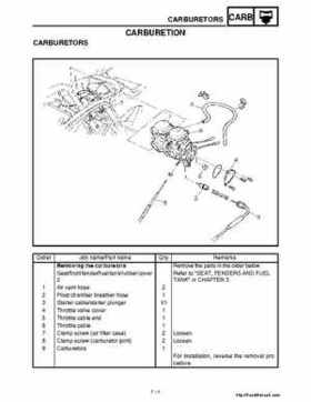 2001 Yamaha YFM660 Raptor Factory Service Manual, Page 273