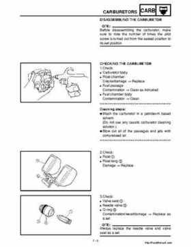 2001 Yamaha YFM660 Raptor Factory Service Manual, Page 277