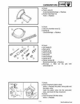 2001 Yamaha YFM660 Raptor Factory Service Manual, Page 278