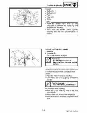 2001 Yamaha YFM660 Raptor Factory Service Manual, Page 280