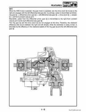 2002-2006 Yamaha YFR450FAR Service Manual LIT-11616-16-01, Page 21