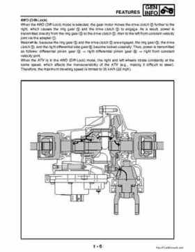 2002-2006 Yamaha YFR450FAR Service Manual LIT-11616-16-01, Page 22