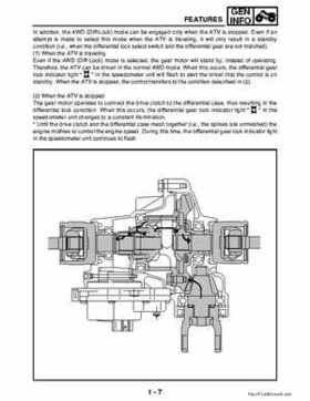 2002-2006 Yamaha YFR450FAR Service Manual LIT-11616-16-01, Page 23