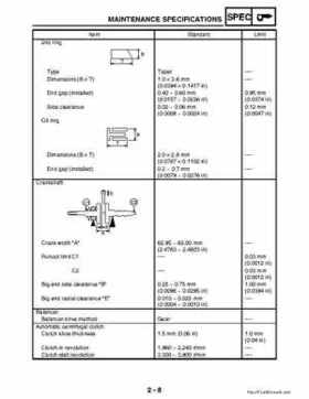 2002-2006 Yamaha YFR450FAR Service Manual LIT-11616-16-01, Page 39