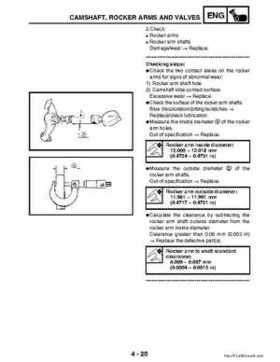 2002-2006 Yamaha YFR450FAR Service Manual LIT-11616-16-01, Page 150