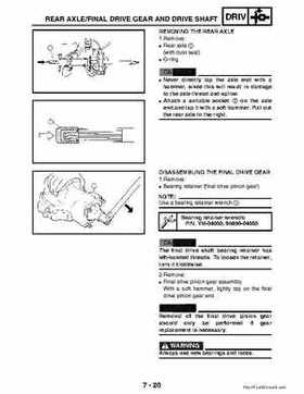 2002-2006 Yamaha YFR450FAR Service Manual LIT-11616-16-01, Page 256