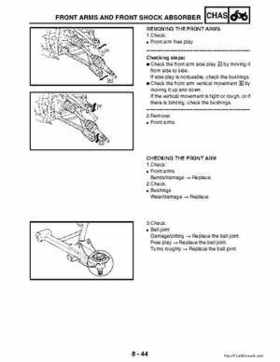 2002-2006 Yamaha YFR450FAR Service Manual LIT-11616-16-01, Page 311