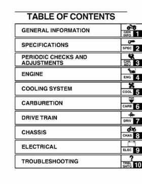 2002 Yamaha YFM660 Grizzly factory service and repair manual, Page 7