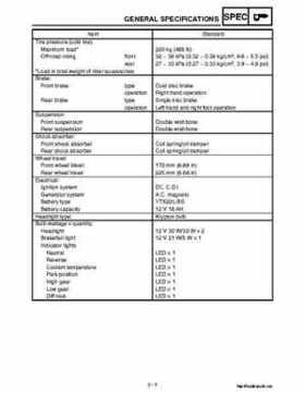2002 Yamaha YFM660 Grizzly factory service and repair manual, Page 39