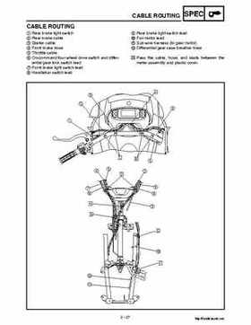 2002 Yamaha YFM660 Grizzly factory service and repair manual, Page 63