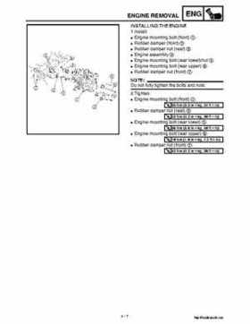 2002 Yamaha YFM660 Grizzly factory service and repair manual, Page 150