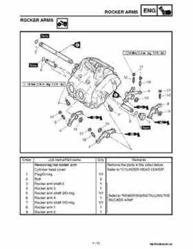 2002 Yamaha YFM660 Grizzly factory service and repair manual, Page 155