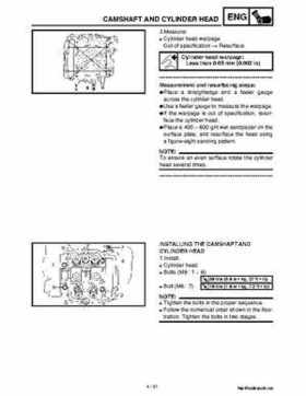 2002 Yamaha YFM660 Grizzly factory service and repair manual, Page 164