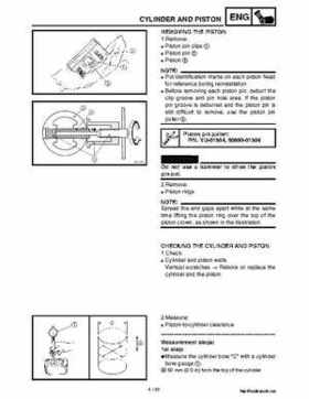 2002 Yamaha YFM660 Grizzly factory service and repair manual, Page 176