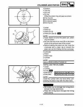 2002 Yamaha YFM660 Grizzly factory service and repair manual, Page 180