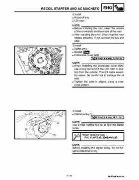 2002 Yamaha YFM660 Grizzly factory service and repair manual, Page 188