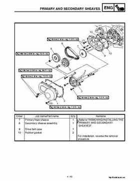 2002 Yamaha YFM660 Grizzly factory service and repair manual, Page 195