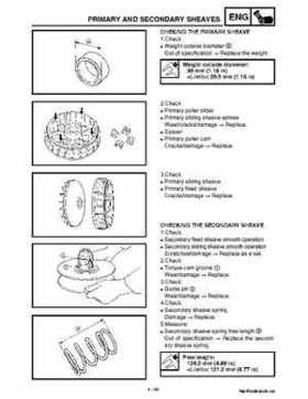 2002 Yamaha YFM660 Grizzly factory service and repair manual, Page 199
