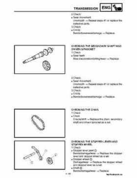 2002 Yamaha YFM660 Grizzly factory service and repair manual, Page 226