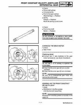 2002 Yamaha YFM660 Grizzly factory service and repair manual, Page 269