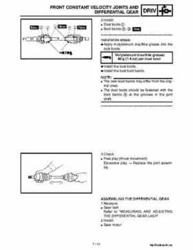 2002 Yamaha YFM660 Grizzly factory service and repair manual, Page 270