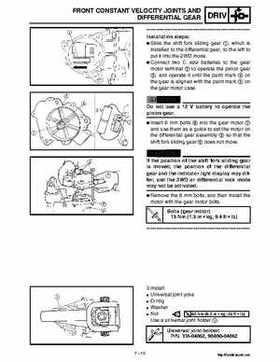 2002 Yamaha YFM660 Grizzly factory service and repair manual, Page 271