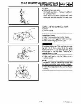 2002 Yamaha YFM660 Grizzly factory service and repair manual, Page 272