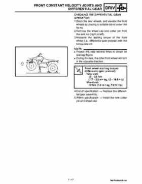 2002 Yamaha YFM660 Grizzly factory service and repair manual, Page 275