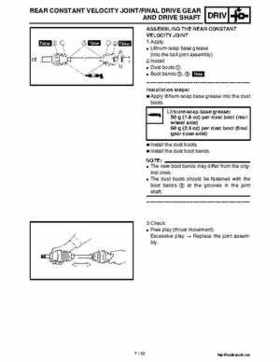 2002 Yamaha YFM660 Grizzly factory service and repair manual, Page 280